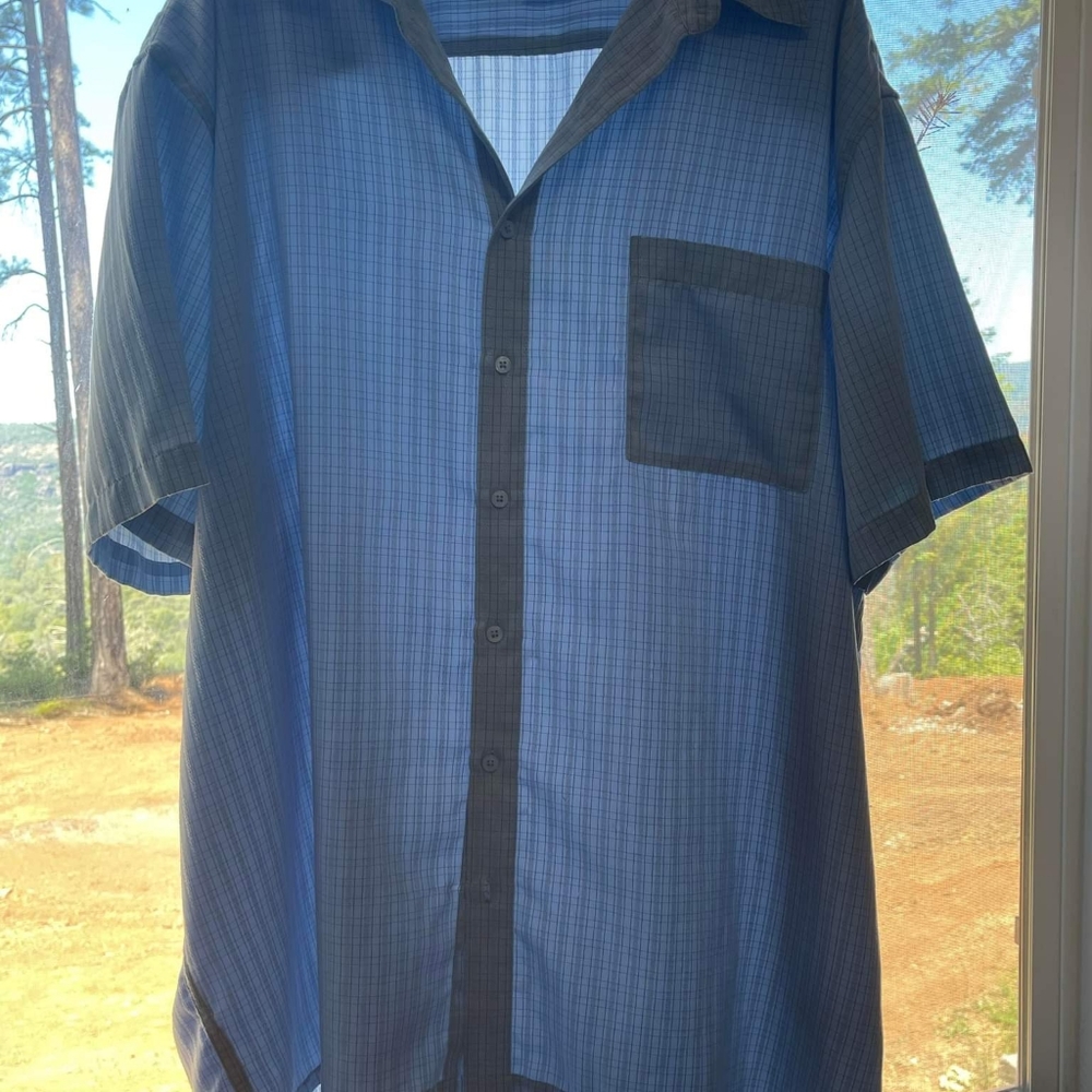 3xlt men's casual  dress shirt